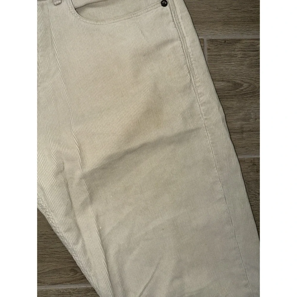 White Banana Republic Straight Fit Pima Cotton W33 L34 Front Stains/Priced Low!‎